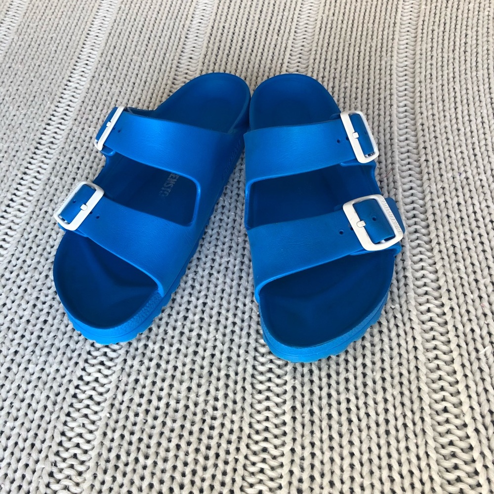 Birkenstocks size 38 blue